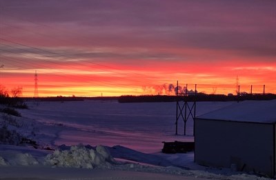 Winter sunrise